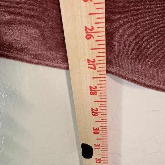 Soft Surroundings Shirt Womens Small Mauve Velvet Short Sleeve Style 2BU18 - Picture 7 of 7